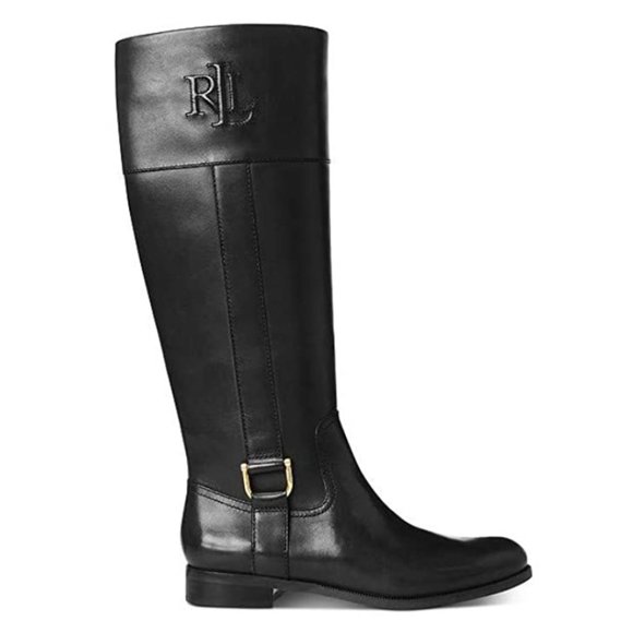 Lauren Ralph Lauren Shoes - Lauren Ralph Lauren Black Leather Boots